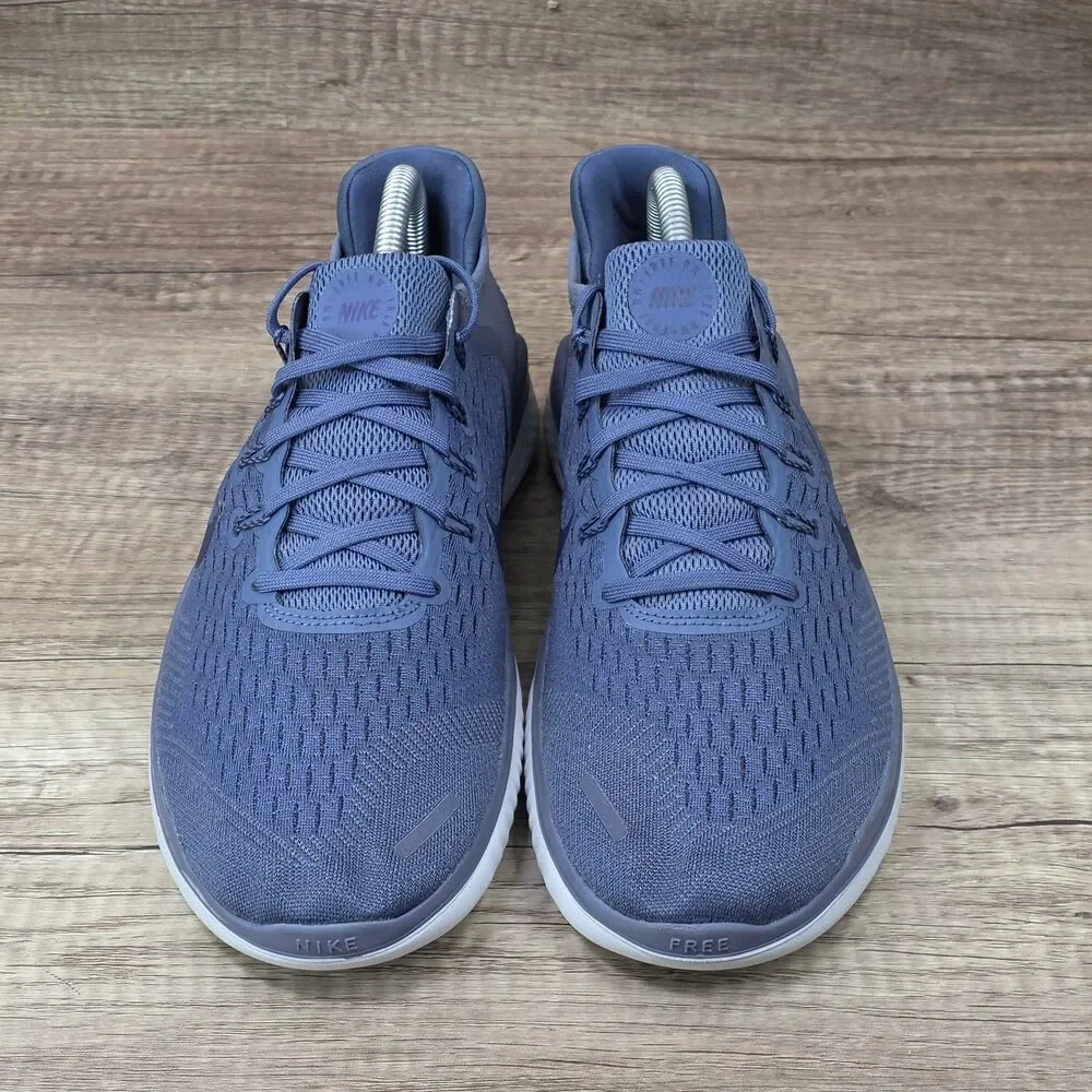 Nike Free RN 2018 Women's Size 10 Blue Lightweight Running Shoes 942837-401